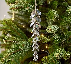 Open Box: Jeweled Spire Ornament - Silver