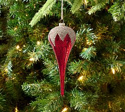 Red and Gold Finial Ornament