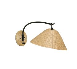 Frannie Iron Swing Arm Sconce (10")