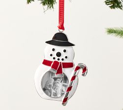 Enamel Frame Snowman Ornament