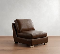 Build Your Own Turner Square Arm Deep Seat Leather Sectional