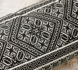 Callia Embroidered Lumbar Pillow Cover