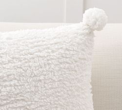 Cozy Pom Pom Sherpa Pillow Cover