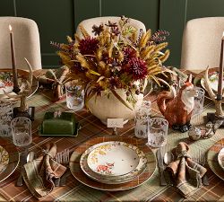 Fantastical Forest Stoneware Salad Plates - Mixed Set of 4