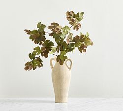 Faux Turning Fig Leaf Branch