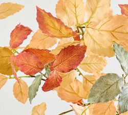Faux Yellow Beech Leaf Branch