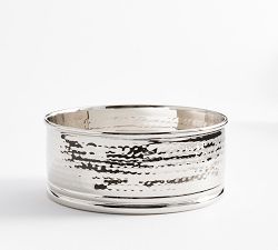 Hammered Nickel Wine Coaster