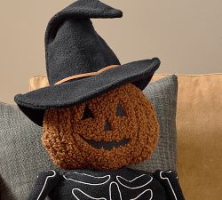 Mr. Pumpkin Head Shaped Pillow