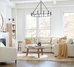 Pearce Square Arm 3-Piece Wedge Sectional (118"&ndash;127")