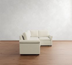 Cameron Modern Roll Arm 3-Piece Sectional (100")