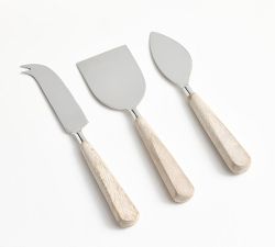 Chateau Wood Cheese Knives - Set of 3
