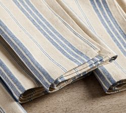 Colette Stripe Cotton/Linen Napkins - Set of 4