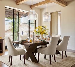 Cooper Ribbed Glass Pendant (10&quot;-14&quot;)