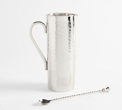 Hammered Nickel Pitcher