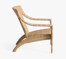 Huntington Wicker Stacking Outdoor Adirondack