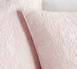 Monique Lhuillier Blossom Embroidered Cotton Quilt