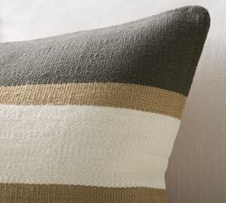 Theo Striped Lumbar Pillow Cover