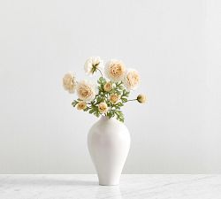 Faux Cream Ranunculus Bundle