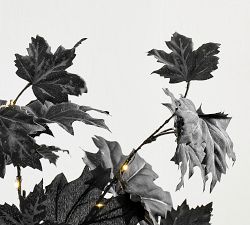 Faux Lit Black Maple Leaf Bundle