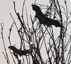 Lit German Glitter Tree