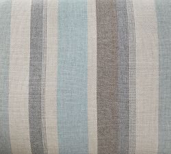 Sunbrella® Dayren Striped Outdoor Lumbar Pillow