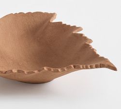 Terracotta Leaf Bowl