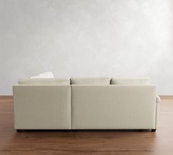 Cameron Modern Roll Arm 3-Piece L-Shaped Wedge Sectional (105")