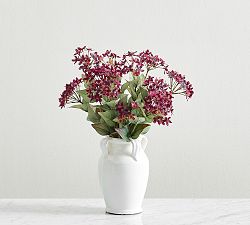 Faux Burgundy Flower Bundle