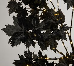 Faux Lit Maple Leaf Branch