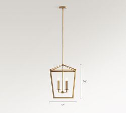 Remington Iron Lantern Pendant (24&quot;)