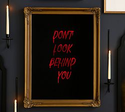 Don't Look Behind You Hologram Wall Mirror