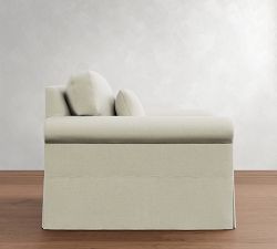 York Roll Arm Deep Seat Slipcovered Chair