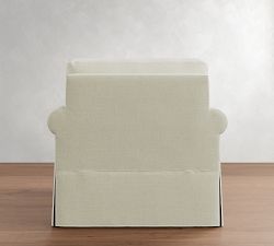 York Roll Arm Deep Seat Slipcovered Chair