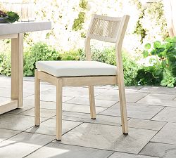 Open Box: Indio Coastal Stackable Outdoor Dining Side Chair