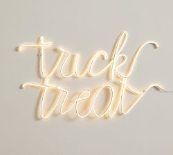 LED Trick or Treat Wall Art