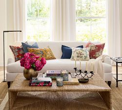 Lucille Suzani Embroidered Lumbar Pillow