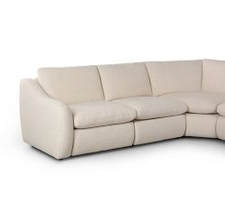 Cindy Upholstered Power Reclining Sectional (215.5")
