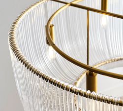 Ranae Glass Round Chandelier (28"-42")