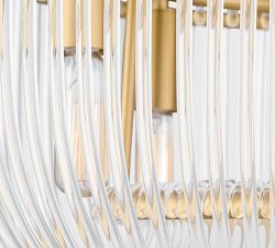 Ranae Glass Round Flush Mount (20")