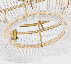 Ranae Glass Round Flush Mount (20")