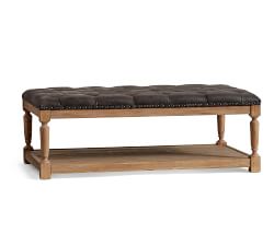 Trenta Leather Ottoman