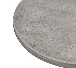Kolina Concrete Round Outdoor Side Table (18")