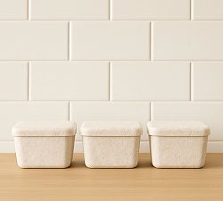 Felt Sculpted Bins with Lids