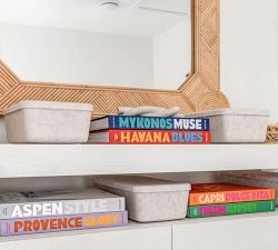 Felt Sculpted Bins with Lids