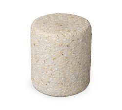 Adiana Terrazo Round Outdoor End Table (14.5")