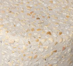 Adiana Terrazo Round Outdoor End Table (14.5")