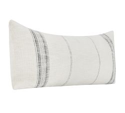 Villena Handmade Ivory Lumbar Pillow
