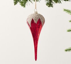 Red and Gold Finial Ornament