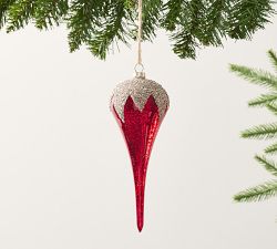 Red and Gold Finial Ornament