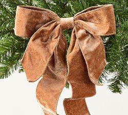 Velvet Double Bow Clip